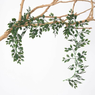 1.8m Knstlich Falsche Eukalyptus Girlande Pflanzen Grn Laub Bltter Grn  Efeu | eBay.de