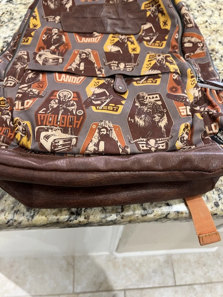 Mochila Disney Store Solo: A Star Wars Story para Adultos Laptop Bolsillo 18x15 1/2 Foto 4 de 4