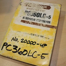 KOMATSU PC360LC-5 Crawler Excavator Spare Parts Manual Book Catalog List factory