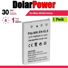 Replace Battery for Nikon EN-EL5 Coolpix P3 P4 P80 P90 P100 P500 P510 P520 P530