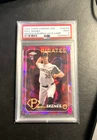 PSA 9 2024 Topps Chrome Update MAGENTA LAVA LAMP SP /299 Paul Skenes Rookie RC
