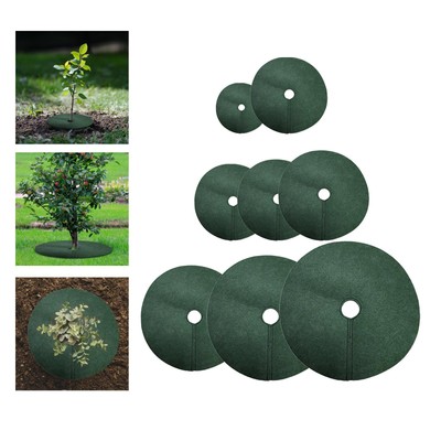 10Pcs Tree Mulch Rings for Weed Control Round Landscape Fruit Tree Protector