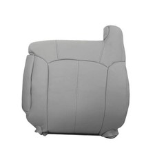 Gray Driver Side Top Lean Back Microfiber Leather Replacement Seat Cover