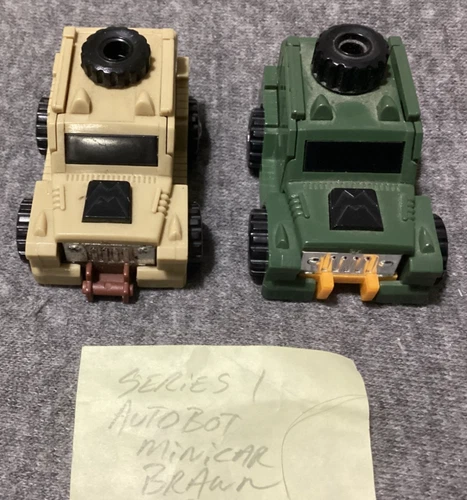 Lot Of 2 1986 Vintage G1 Transformers Action Figures Swerve & Outback both w/rub