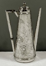Whiting Sterling Silver Coffee Pot 1882 JAPANESE MANNER