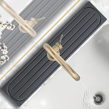 Stone Faucet Mat for Kitchen Sink with Raised Feet, Sink Mat for Kitchen Faucet,