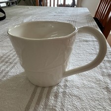 Pair of Starbucks White Ceramic Coffee Mugs 1...