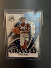 2023-24 Mosaic Basketball Tyrese Maxey Give and Go #14