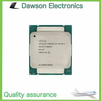 SR1XS Intel Xeon E5-2670 V3 2.3 GHz CPU Processor 120 W 12 Cores 24 Threads