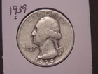 1939-S WASHINGTON QUARTER BETTER DATE FREE SHIPPING