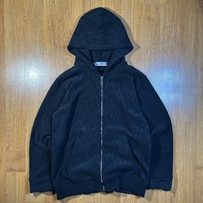 Christian Dior Oblique Terry Cotton  Jacquard Zip-Up Hoodie Size: L