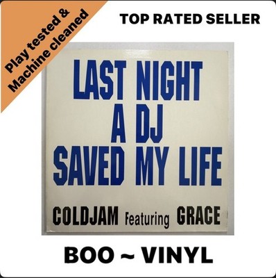 ColdJam - Last Night A DJ Saved My Life, 12'', (Vinyl) BERT39 EX / EX