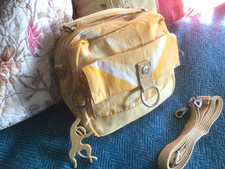 KIPLING yellow Candy convertible backpack