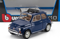 Fiat 500L 1968 1/16 Blau Burago 18-12035-BL