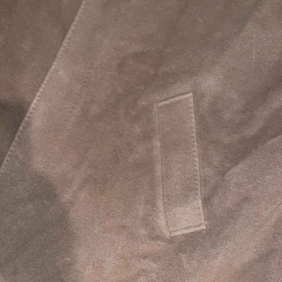 Moda 2000 Capriolo Men 54 Camel 20% Cashmere 80% Lana Belted Trench Coat Vintage - Image 4 of 4