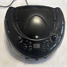 ONN Portable CD Player Boombox AM FM Radio AUX Model ONA16AA005 Tested