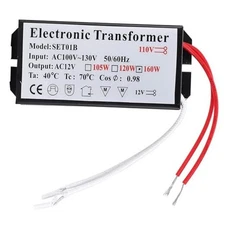 Electronic Transformer, 110 to 12 Volt Transformer 120/160W Voltage Converter 