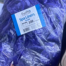 Professional Quality Purple Disposable Pedicure Liners - 100 Pack