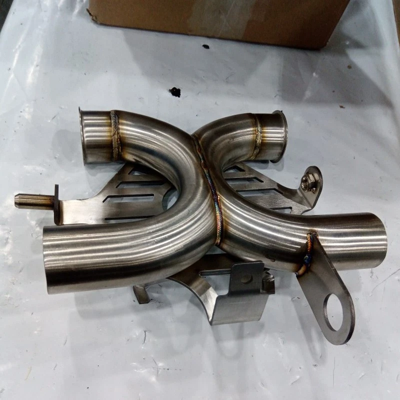 Sistema de escape de tubo de enlace de cabezal original deslizable para Suzuki GSXR1000 2017-2025 Foto 4 de 4