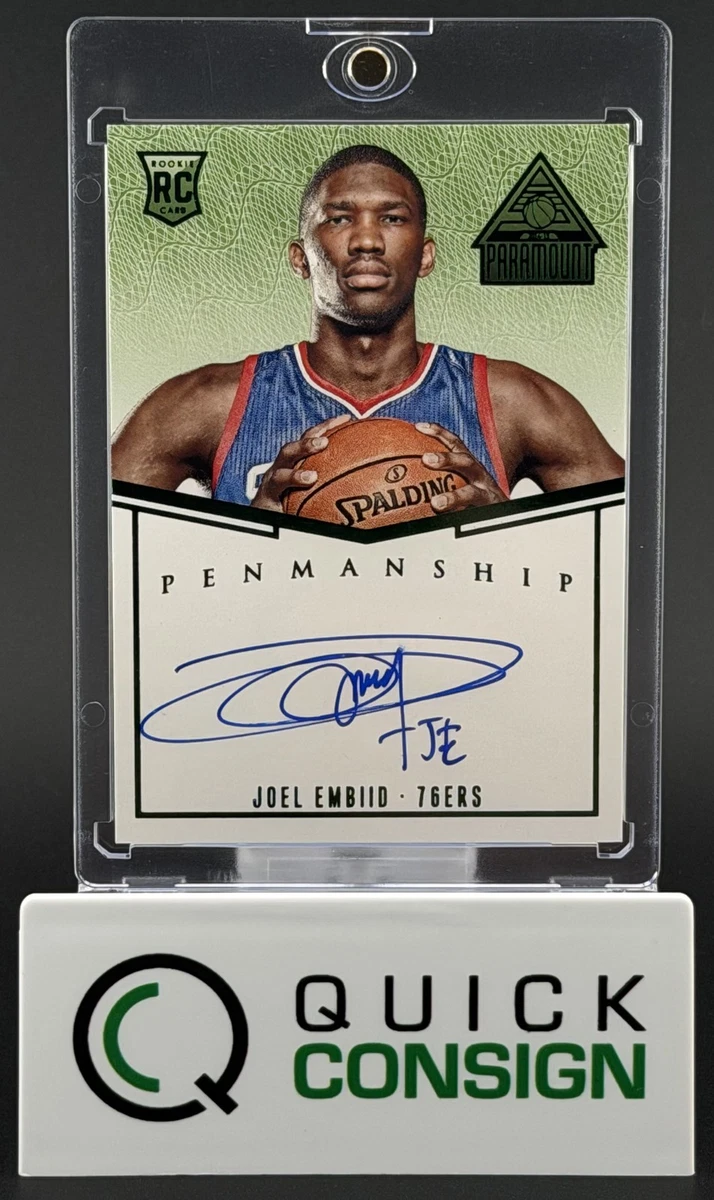 Panini エンビード Embiid RC ルーキー直筆サインカード Auto Joel Embiid Basketball Sports Trading Cards & Accessories