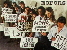 1988 SPONGETUNNEL MORONS & MONSTERS PUNK GARAGE ROCK CASSETTE UNDERDOG RECORDS