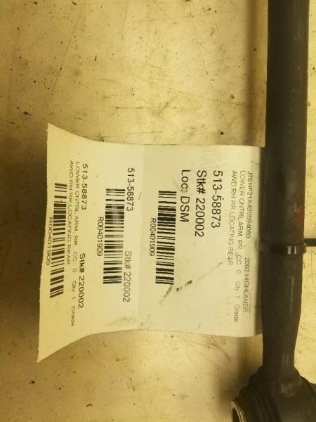 99 00 01 02 03 LEXUS RX300 BRAZO DE CONTROL INFERIOR LOCALIZADOR TRASERO Foto 3 de 4