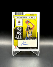 Auto! Khem Birch 2025-26 Panini Contenders EuroLeague Veteran Ticket Auto SP