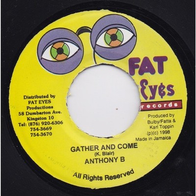 Anthony B - Gather And Come (Vinyl 7'' - 1998 - JM - Original)