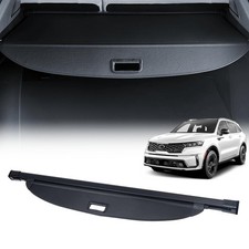 Retractable Cargo Cover Kia Sorento 2021-2025 Carbon Fiber Privacy Shade