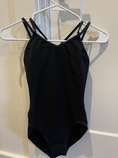 Capezio Women  s Dance/ballet Leotard Adult Med Cotton Preowned Good