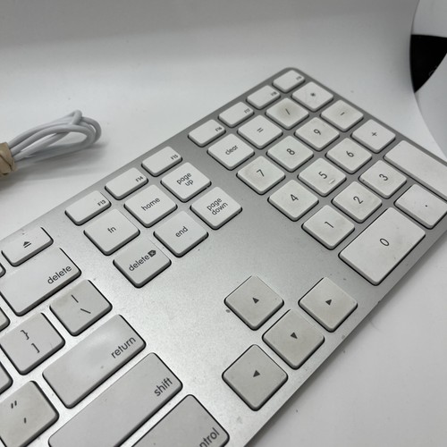Genuine Apple A1243 Wired USB Keyboard for iMac Mac Mini Mac Pro *Untested - Picture 2 of 8