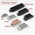 Stainless Steel Strong Magnetic Door Catch Closer Cupboard Cabinet Latch 5 Color