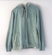FatFace Men's Green Full Zip Hooded Hoodie with Pockets Size S Regular