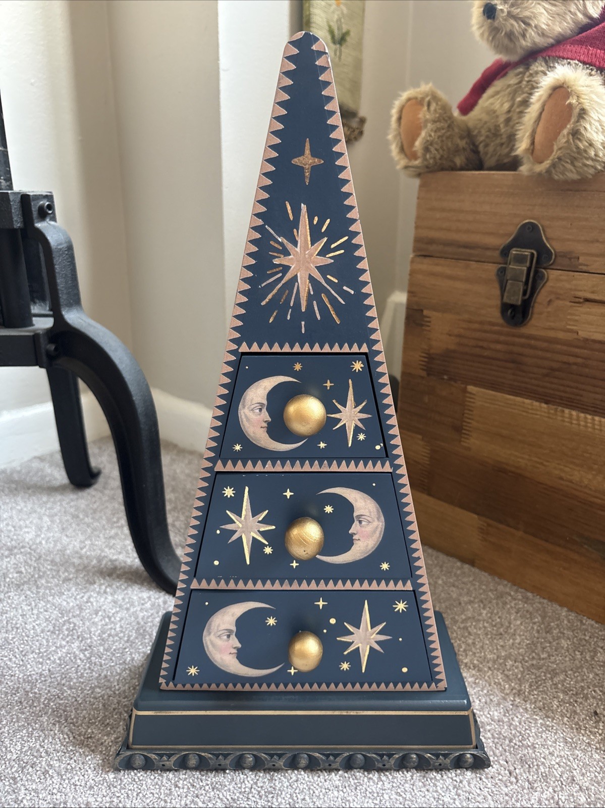 Michael’s Halloween Pyramid Celestial Cabinet Jewelry Box