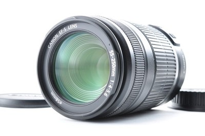 Canon Zoom Lens EF-S 55-250mm f/4-5.6 IS Excellent+5 Z2332
