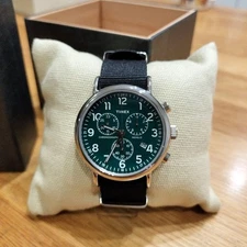 Timex Weekender Chronograph TW2P97400 Green Analog Quartz Men's Watch Working