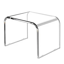 Kids' Step Stool 9'' Acrylic Transparent Step Stools Strong Load 250 Lbs One ...