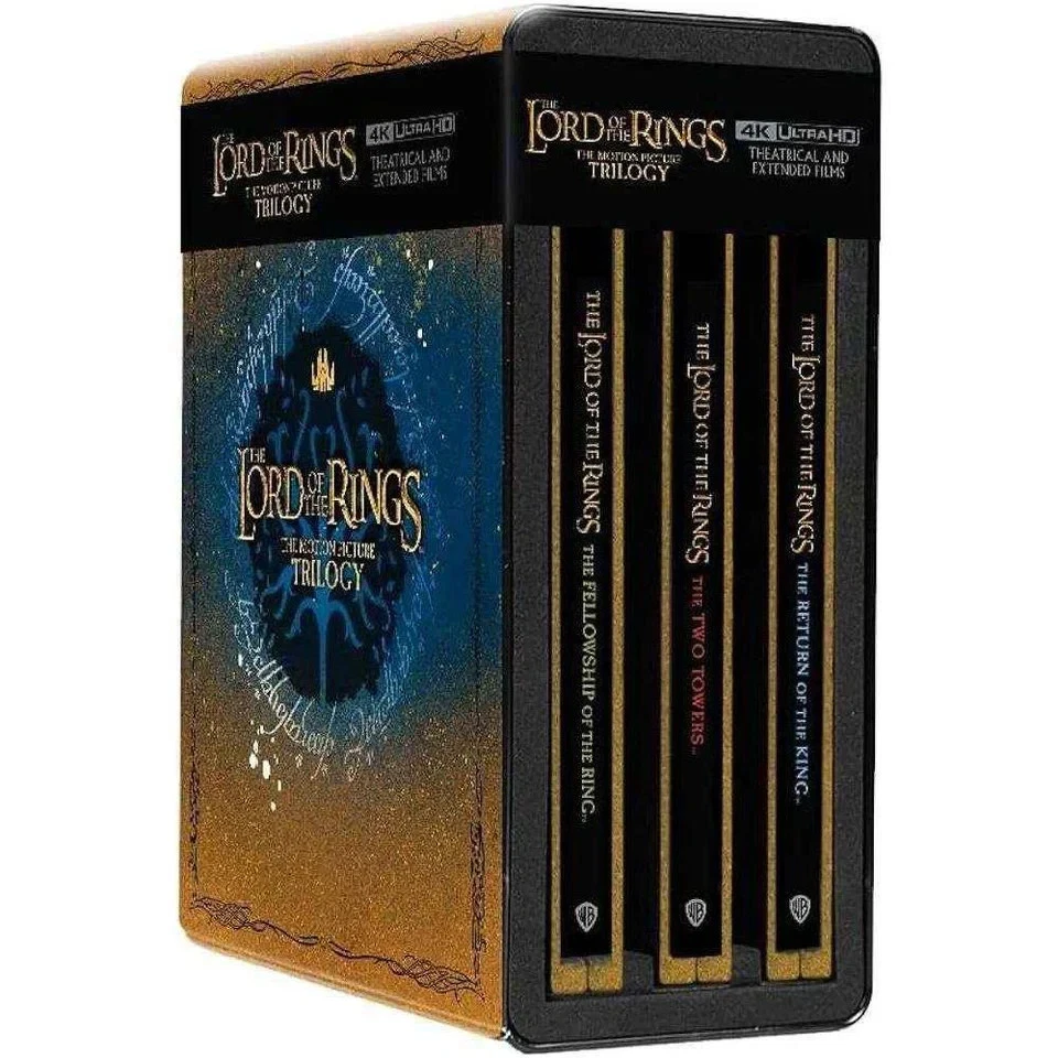 The Lord of the Rings: The Motion Picture Trilogy 4K Steelbook Set NEW - Image 3 of 3