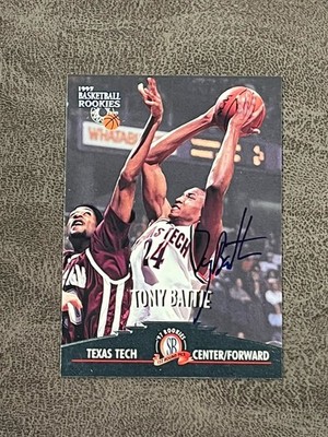 1997 Score Board Basketball Rookies Tony Battie Certified Authentic AUTO RC!