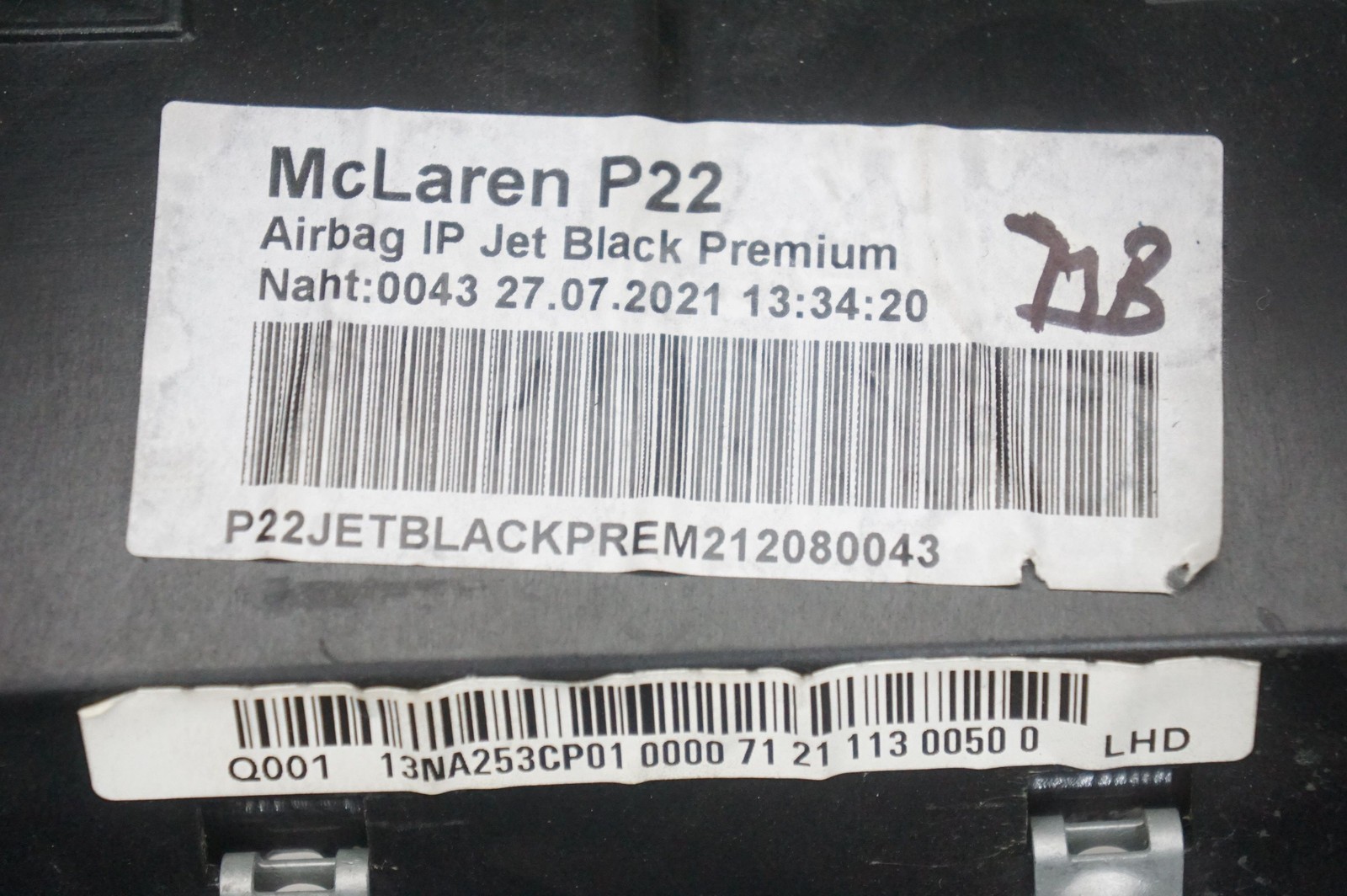 McLaren GT 2022 Dashboard P/N 0000310689
