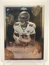 2025 Topps Chrome Football Emeka Egbuka Fortune 15 Refractor RC Bucs