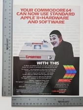 Spartan Commodore 64 Apple Ii 2 Mimic Vintage Print Advertisement