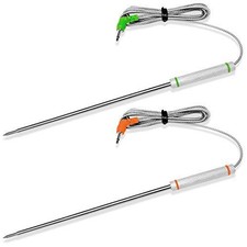 Meat Temperature Probe Replacement for Thermopro TP20 TP17 GOLD GREEN