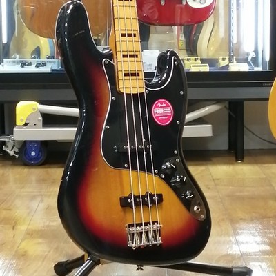 SQUIER Classic Vibe '70s Jazz Bass Used Poplar body Maple fingerboard w/Softcase