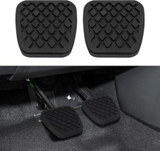 2PCS Non-Slip Rubber Brake and Clutch Pedal Pad Covers, Replacement Car Accessor
