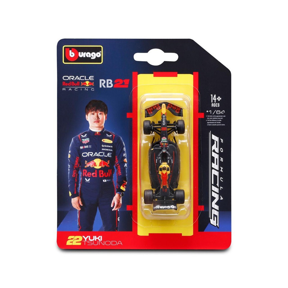 1:64 Bburago B18-60163T Yuki Tsunoda Red Bull RB21 #22 2025