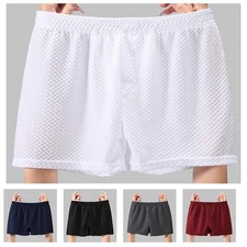 Men's Lightweight Loose Trunks Shorts with Elastic Waist for Everyday Comfort