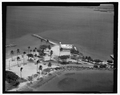 Isla de Cabras Puerto Rico Fortin de San Juan de la Cruz 1900s Aerial View
