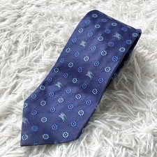 Burberry Silk Floral Scarf 100 Satin Pattern Classic Used