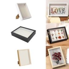 Shadow Box Frame Dried Flower Display Frame Box Pictures Wood Rectangle Tickets